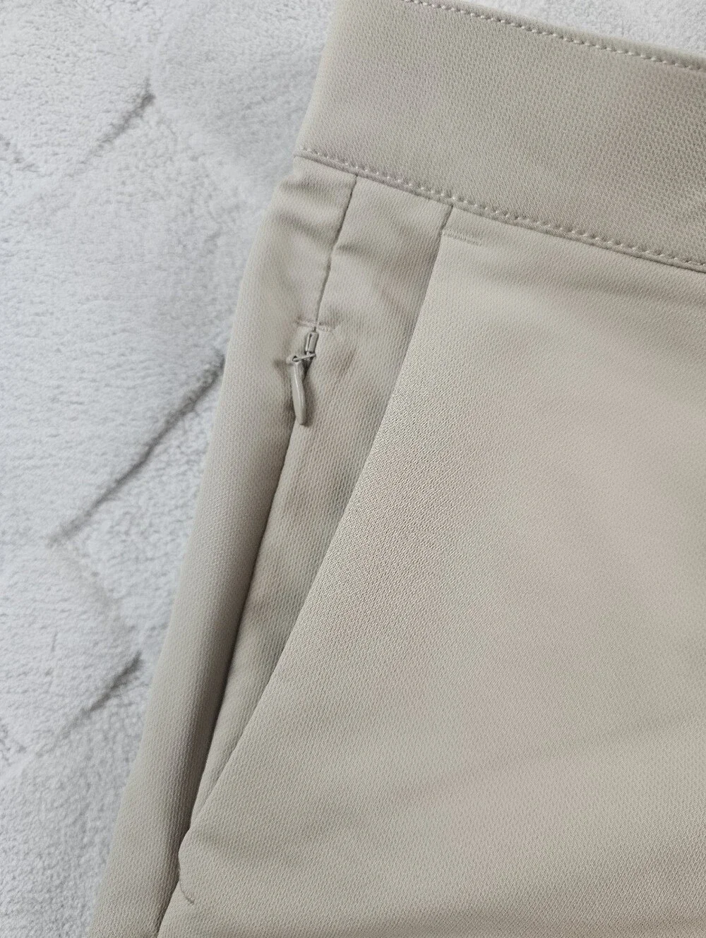 Banana Republic Traveler Pant Mens 38x34 Chino Tech Flat Front Beige